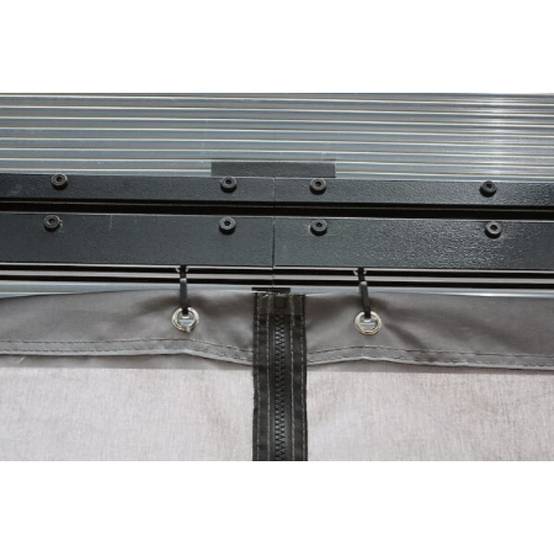 Pergola autoportante alu toit 4 pentes gris 10,80 m2 - Gloriette - Image 7