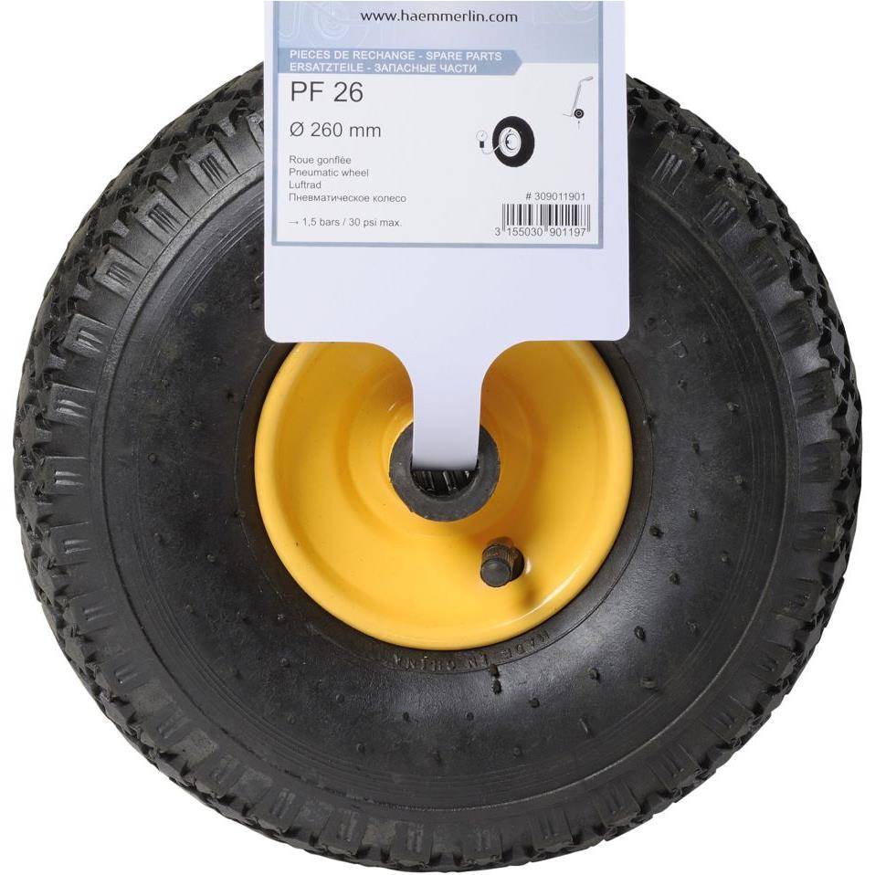 Roue de Diable Gonflée PF 26 - HAEMMERLIN - Image 1