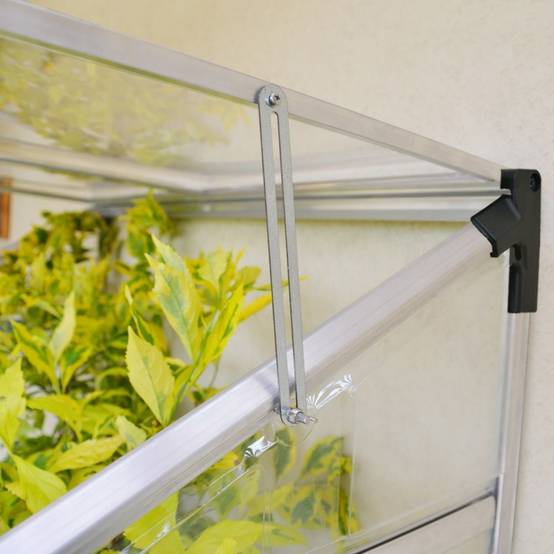 Serre adossée en polycarbonate alu 0.75 M2 - Palram Canopia - Image 3