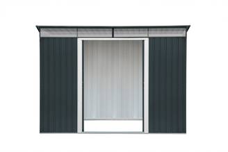 Duramax - Abri de Jardin Métal Anthracite 4,75m² Ep.33mm - DURAMAX