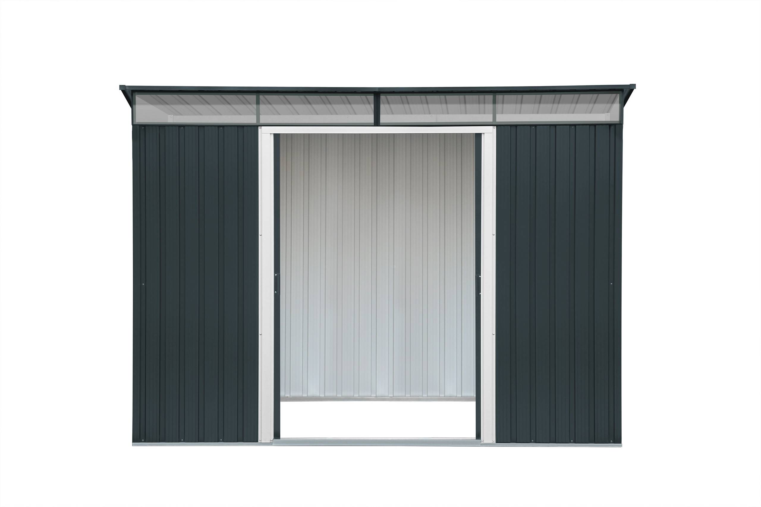 Duramax - Abri de Jardin Métal Anthracite 4,75m² Ep.33mm - DURAMAX