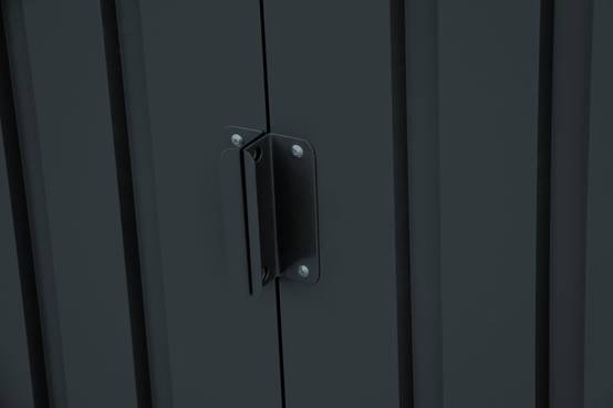 Duramax - Abri de Jardin Métal Anthracite 4,75m² Ep.33mm - DURAMAX - Image 4