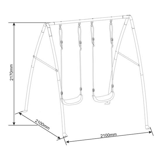 Axi - Portique Balançoire Double Métal – AXI - Image 12