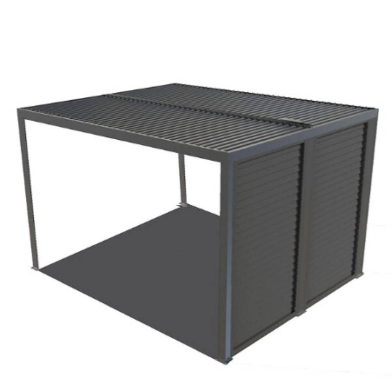 Pergola autoportante bioclim. Alu. Vantelles latérales 10,80 m2 - Image 9
