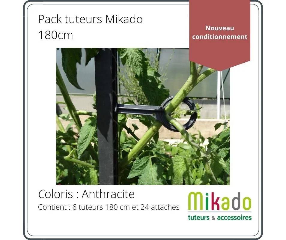 Pack 6 tuteurs avec attaches – MIKADO - Image 11