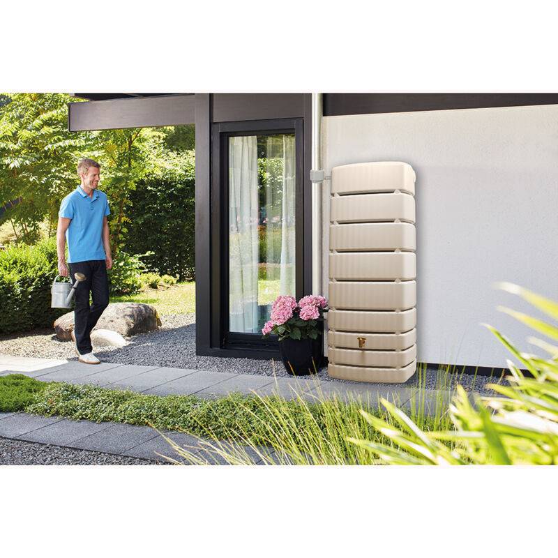 Garantia - Récupérateur d'eau de pluie mural 500L Slim taupe – GARANTIA - Image 8
