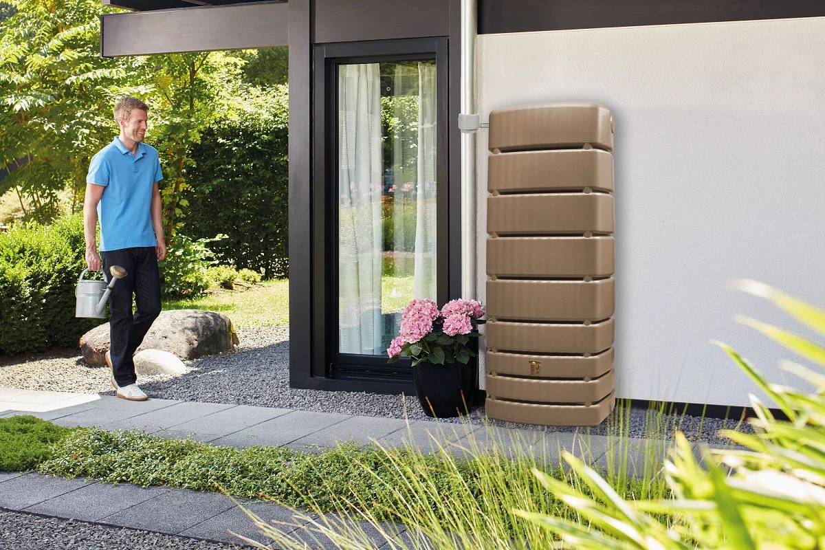 Garantia - Récupérateur d'eau de pluie mural 500L Slim taupe – GARANTIA - Image 10