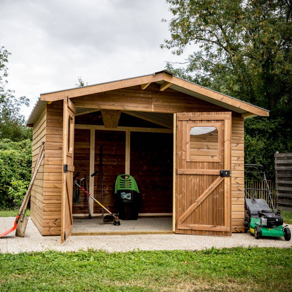 Habrita - Abri de jardin Bois Thermo-Chauffé 10,33m² Ep.19mm - HABRITA - Image 8