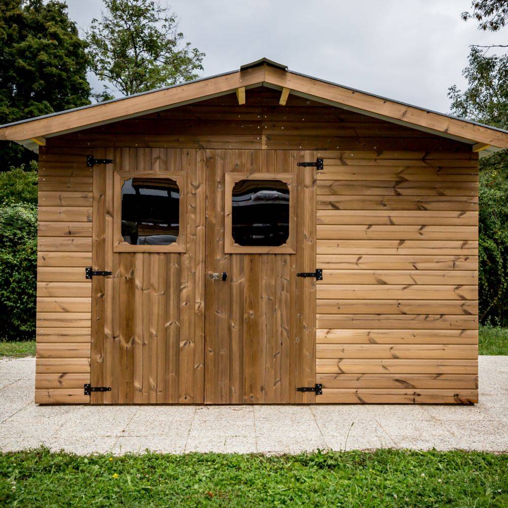 Habrita - Abri de jardin Bois Thermo-Chauffé 10,33m² Ep.19mm - HABRITA - Image 4