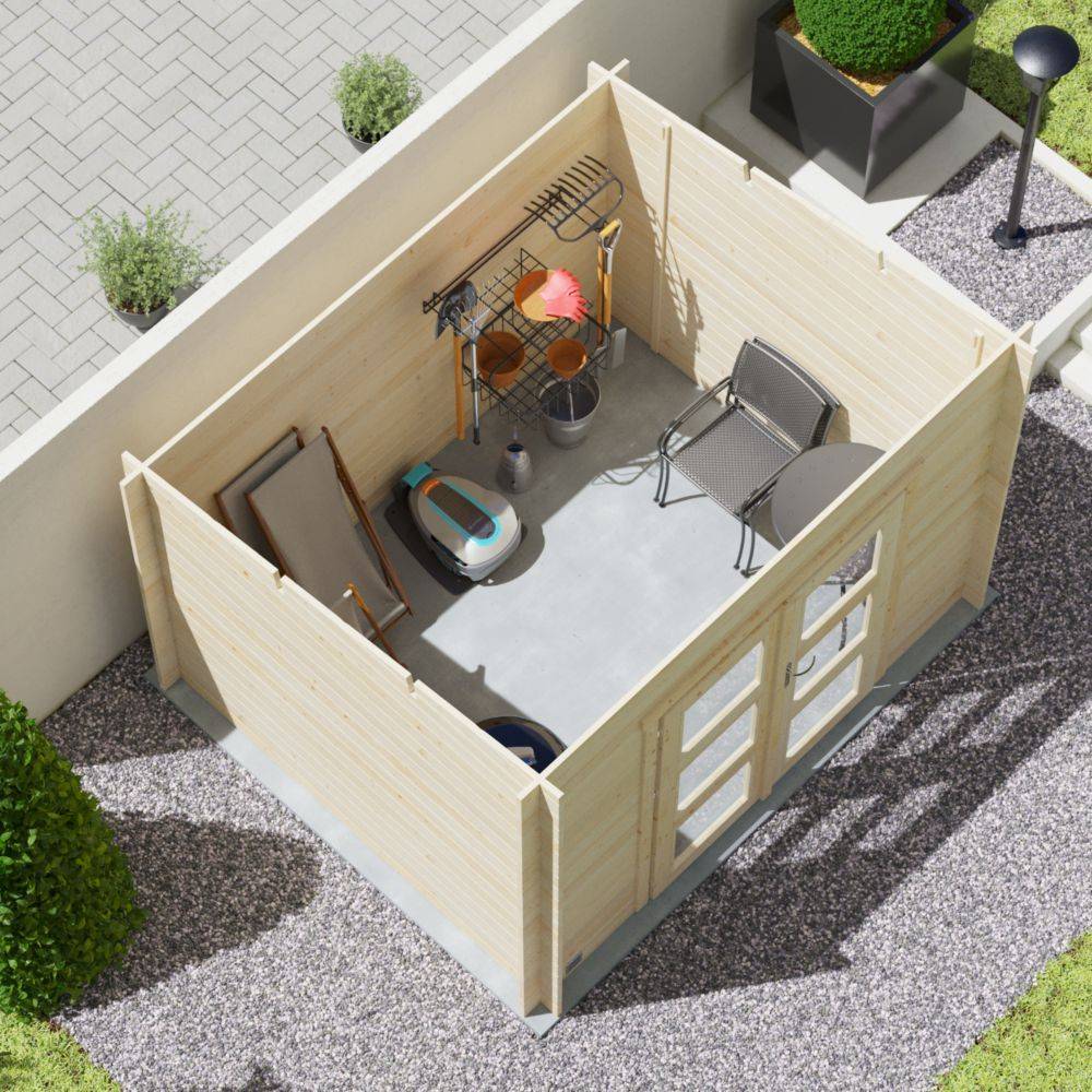 Cerland - Abri de jardin bois Juno modern - Cerland - Image 4