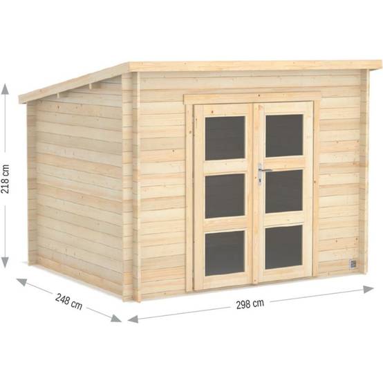 Cerland - Abri de jardin bois Juno modern - Cerland - Image 1
