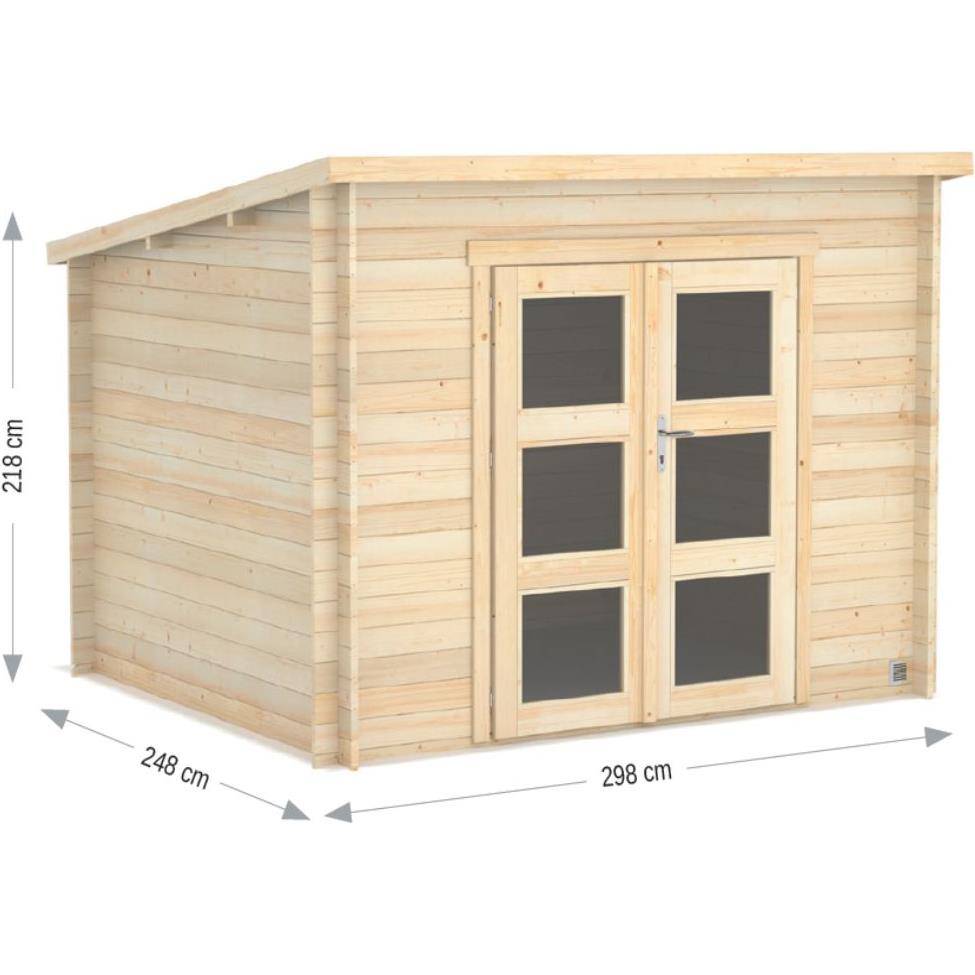 Cerland - Abri de jardin bois Juno modern - Cerland - Image 1
