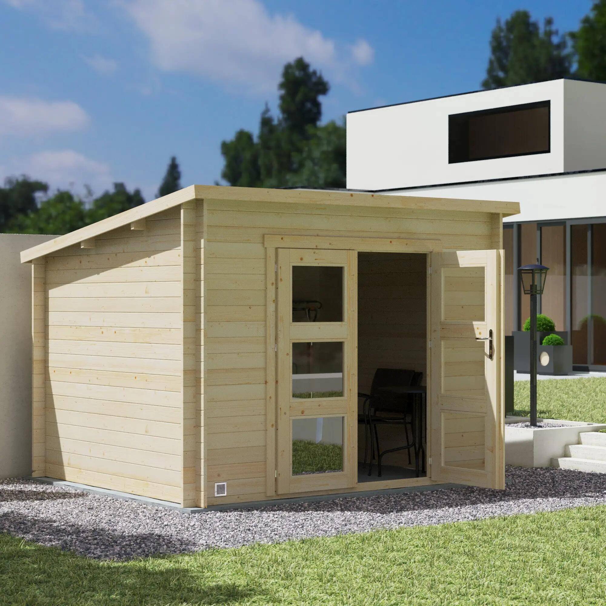 Cerland - Abri de jardin bois Juno modern - Cerland - Image 6