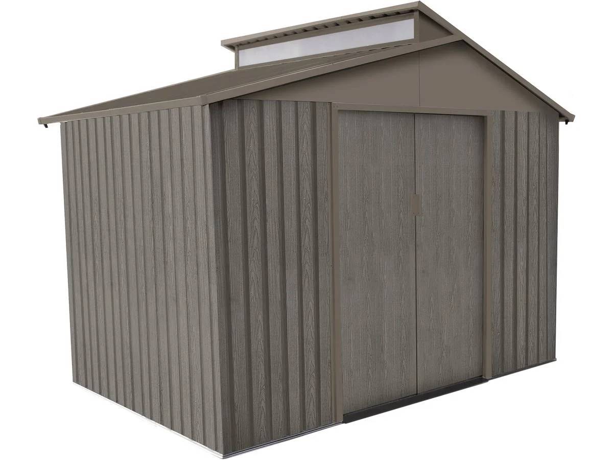 Abri de jardin Métal Gris bois vieilli 4,83m² – CHALET & JARDIN - Image 8