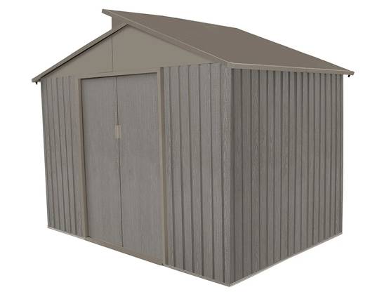 Abri de jardin Métal Gris bois vieilli 4,83m² – CHALET & JARDIN - Image 7