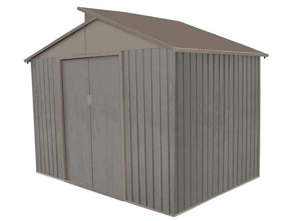 Abri de jardin Métal Gris bois vieilli 4,83m² – CHALET & JARDIN - Image 7