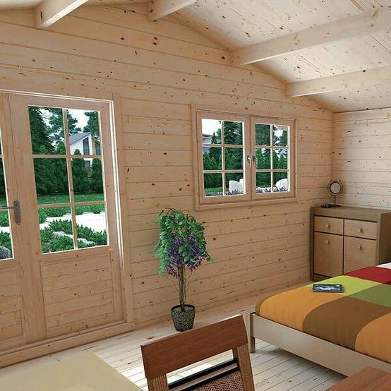 Cerland - Abri De Jardin Bois Epicéa 17,3 m² Lilac – Cerland - Image 4