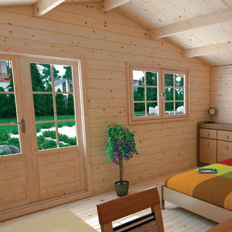 Cerland - Abri De Jardin Bois Epicéa 17,3 m² Lilac – Cerland - Image 8