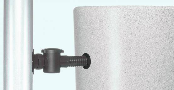 Garantia - Récupérateur d'eau de pluie 350L argent - GRAF - Image 7