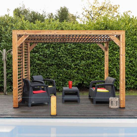 Pergola autoportante bois – HABRITA - Image 5