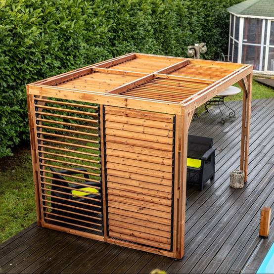 Pergola autoportante bois – HABRITA - Image 1