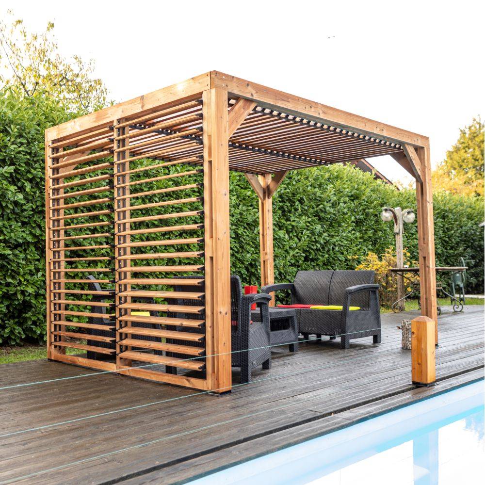 Pergola autoportante bois – HABRITA - Image 3