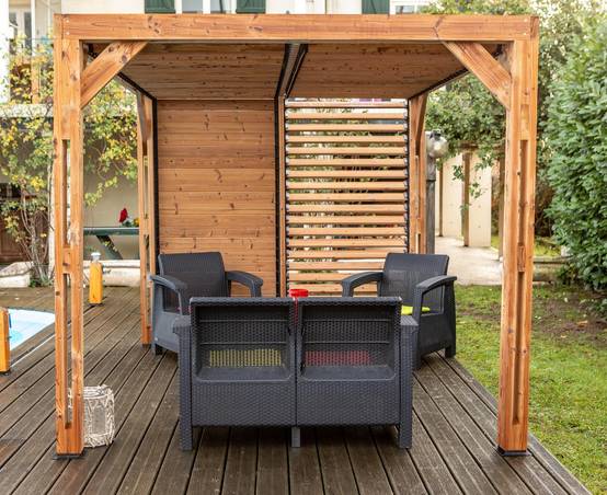 Pergola autoportante bois – HABRITA - Image 12