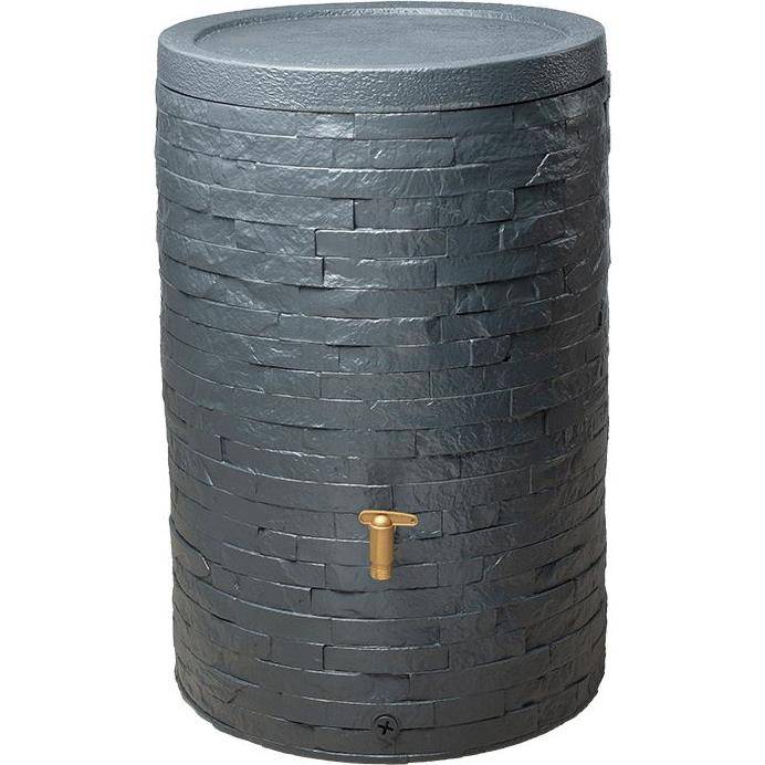 Graf - Récupérateur d'eau de pluie 250L robinet, collecteur et couvercle inclus gris graphite  - GRAF - Image 2