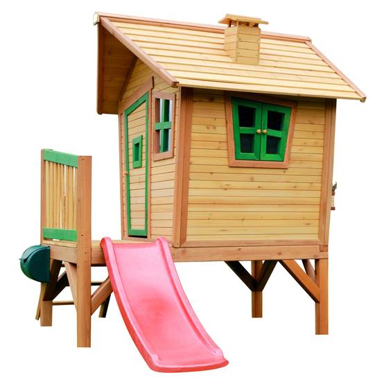 Axi - Maison Enfant Bois Cèdre avec Toboggan – AXI - Image 11