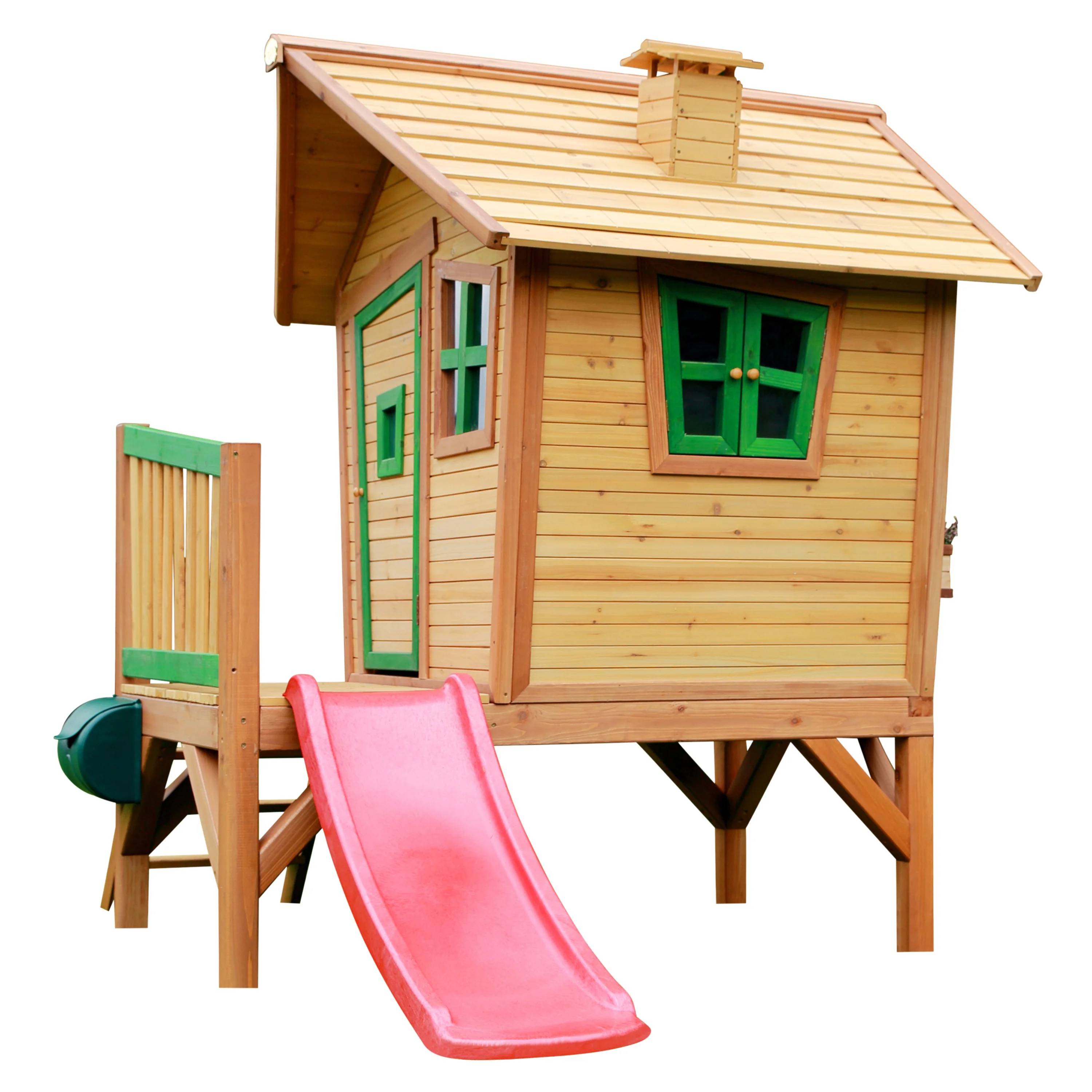 Axi - Maison Enfant Bois Cèdre avec Toboggan – AXI - Image 11
