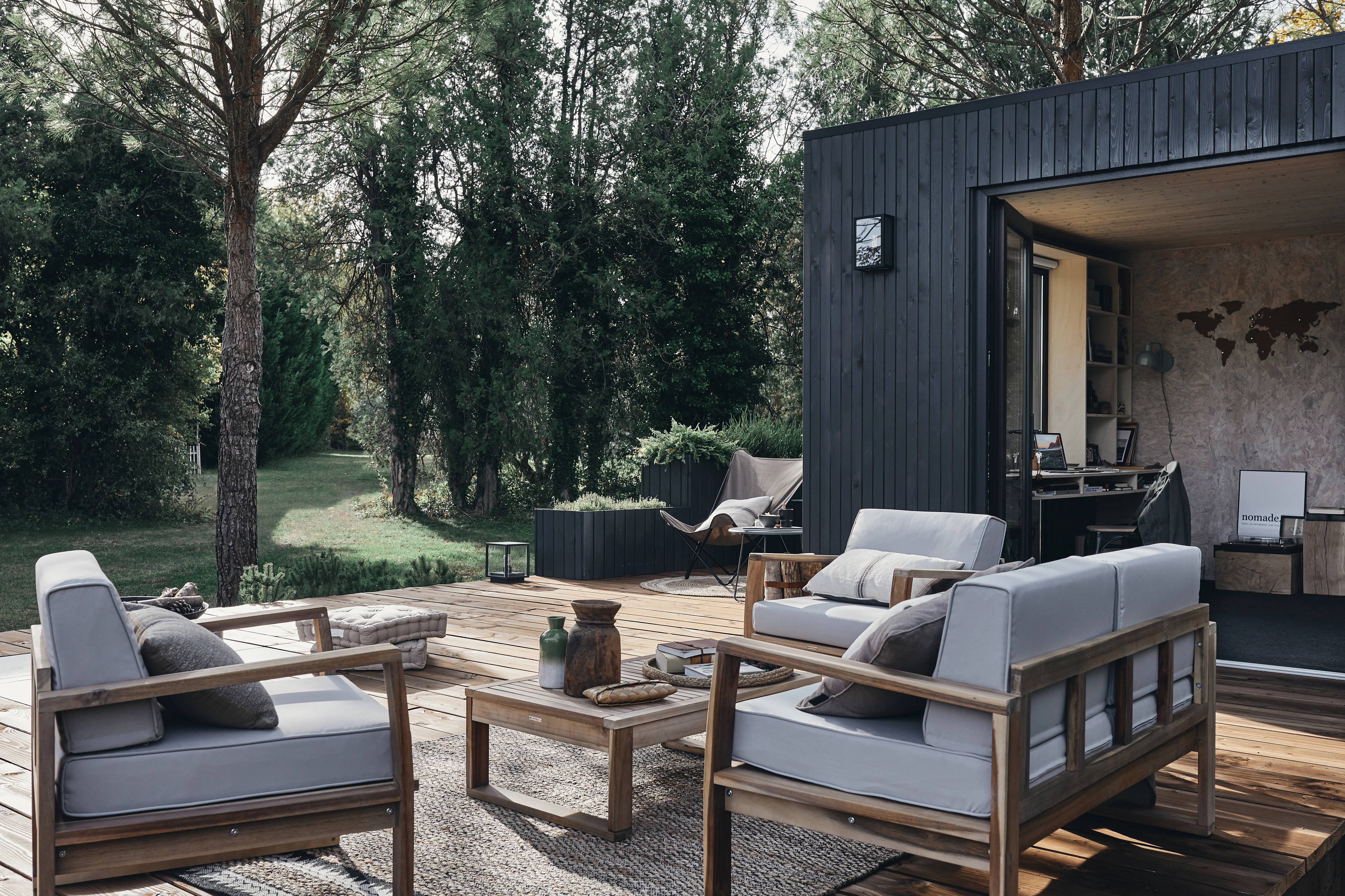 Decor et Jardin - Abri de jardin bois toit plat 12,5m² Ep.60mm - DECOR ET JARDIN - Image 11