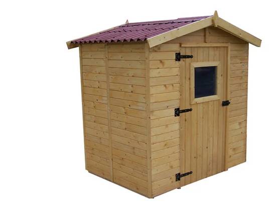 Habrita - Abri de jardin bois avec plancher 3,55m² Ep.16mm – HABRITA - Image 1