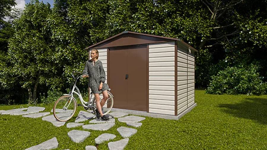 Abri de jardin métal 7,18 M2 Ep. 0,30 mm Trigano - Image 2