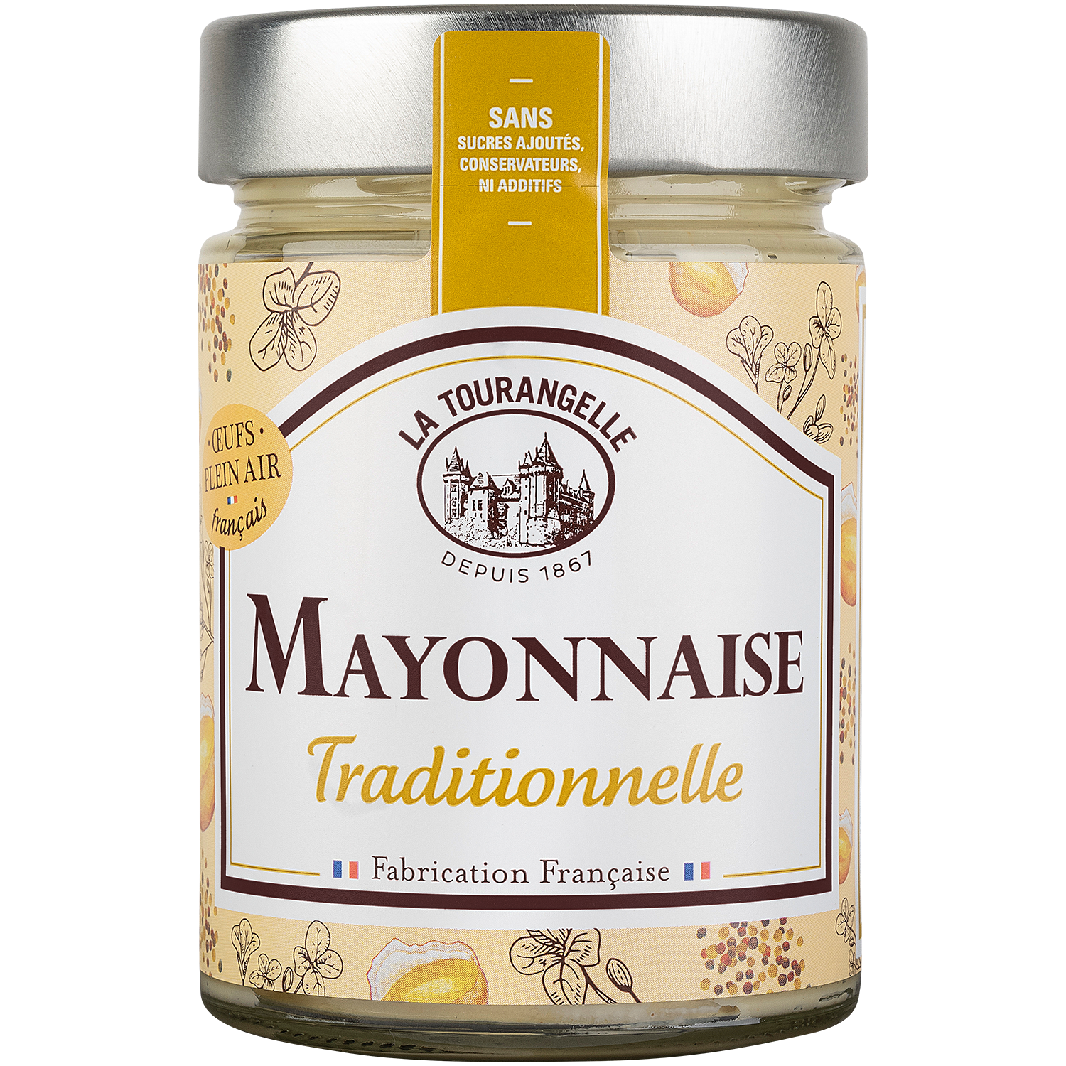 La Tourangelle - Mayonnaise traditionnelle 270 g - La Tourangelle - Image 1