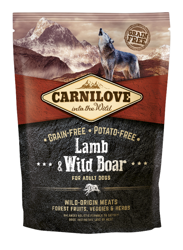 Carnilove - Croquettes pour chien adulte de toute taille à l'agneau & sanglier sauvage - sac 1,5 kg - CARNILOVE - Image 3