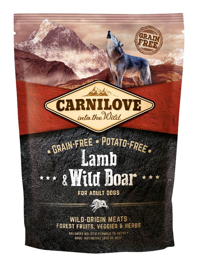 Carnilove - Croquettes pour chien adulte de toute taille à l'agneau & sanglier sauvage - sac 1,5 kg - CARNILOVE - Image 2