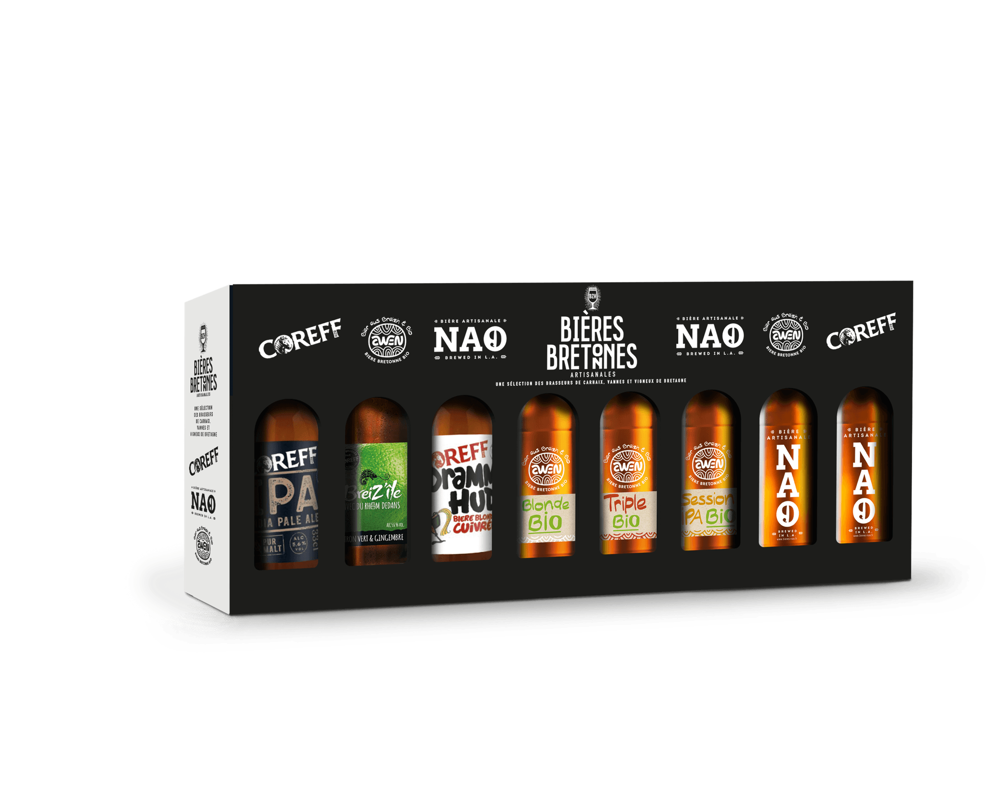 Coffret bières "Découverte" 8 x 33cl - Coreff