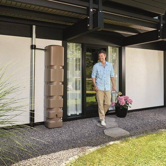 Garantia - Récupérateur d'eau de pluie mural 300L taupe - GARANTIA - Image 3