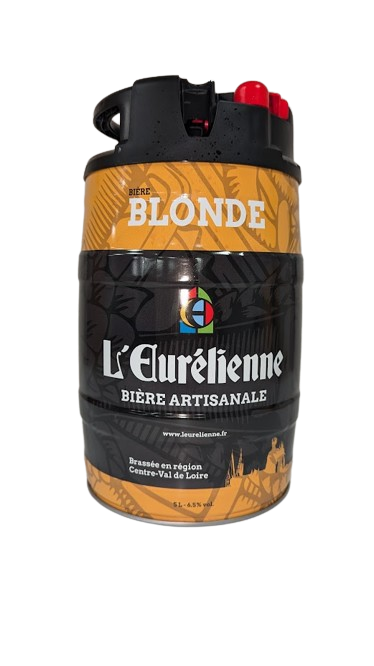 L'eurelienne - Mini-fût autonome bière blonde 5 l - l'Eurélienne
