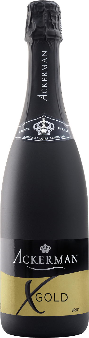 Ackerman X Gold vin effervescent blanc brut 75cl - Orchidees maisons de vin - Image 1