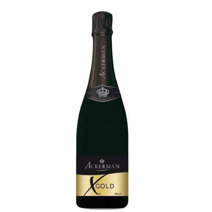 Ackerman X Gold vin effervescent blanc brut 75cl - Orchidees maisons de vin - Image 2