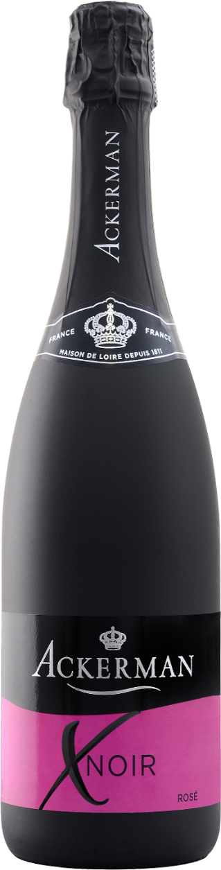 Ackerman X noir - vin effervescent rosé - Orchidees maisons de vin