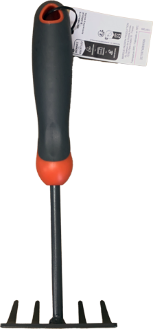 Ecloz - Râteau à fleurs 26,5 cm, en acier bi-matière anthracite - ECLOZ - Image 2