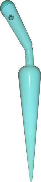 Marque Blanche et Economique - Plantoir 35 cm, en acier vert d'eau