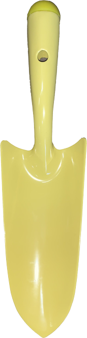 Marque Blanche et Economique - Transplantoir 28,8 cm, en acier jaune citron