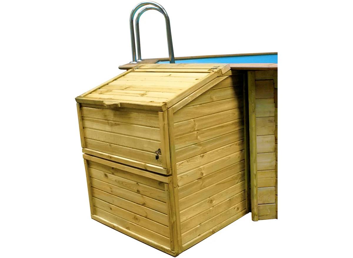 Gré - Coffre de filtration en bois pour piscine - Gré - Image 4