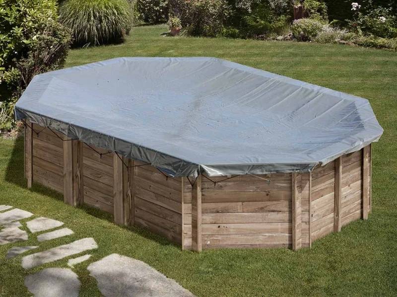 Gré - Bâche hiver pour piscine bois ovale GRENADE 2 - Gré - Image 4