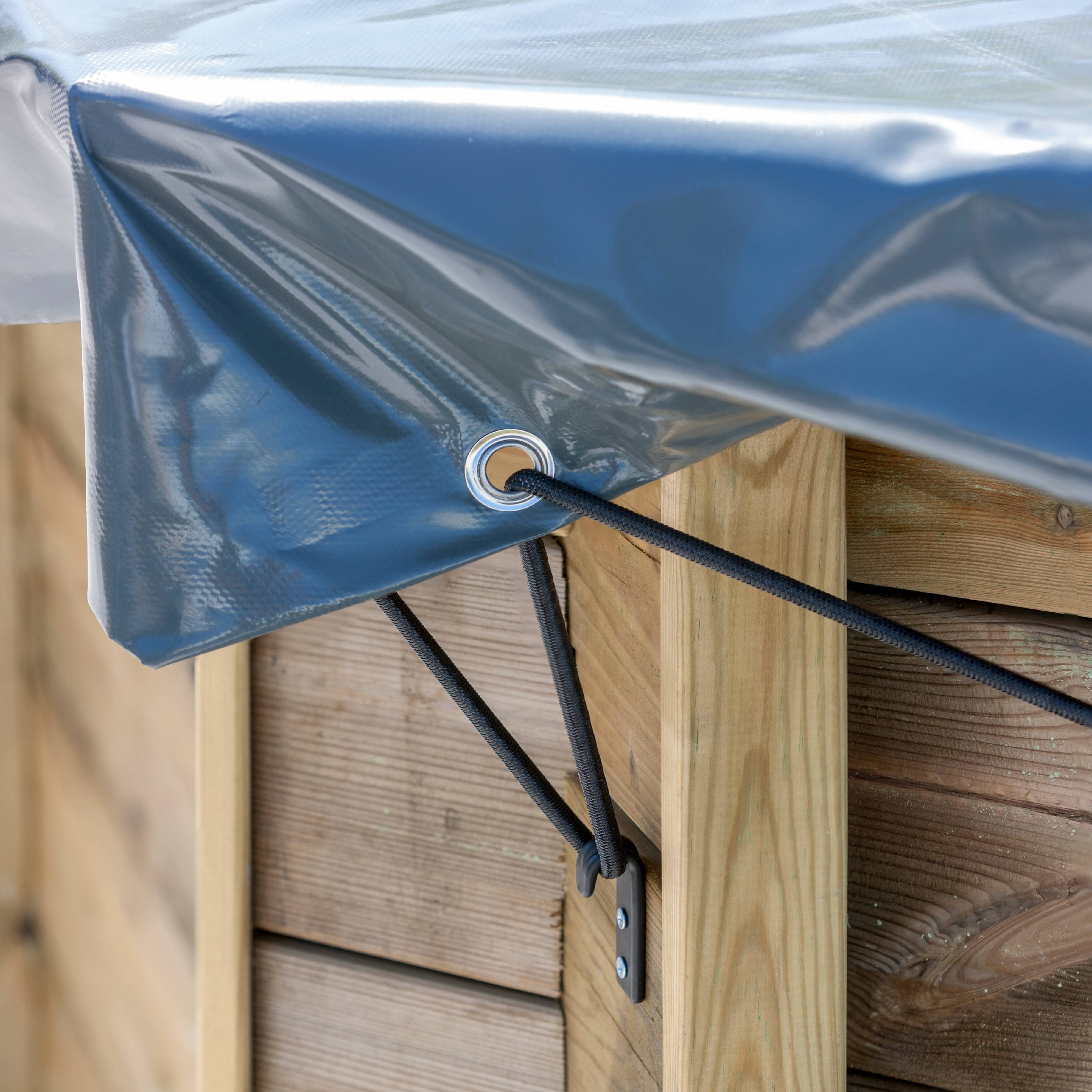 Gré - Bâche hiver pour piscine bois ovale GRENADE 2 - Gré - Image 16