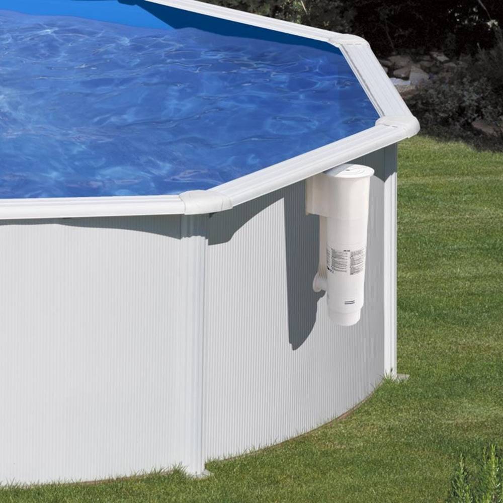 Gré - Piscine hors-sol ovale acier blanc 5,27 x 3,27 H1,22 m – GRE - Image 10