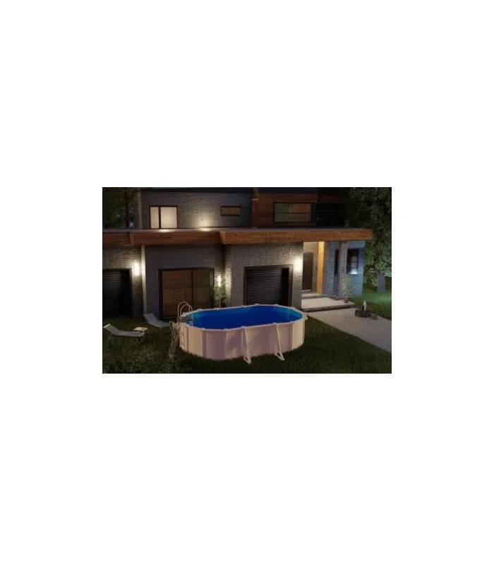 Gré - Piscine hors-sol ovale acier blanc 5,27 x 3,27 H1,22 m – GRE - Image 13